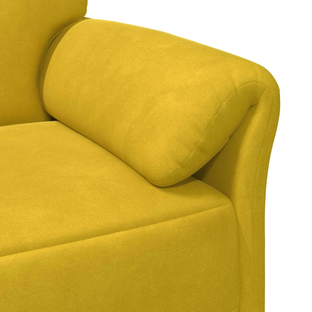 Set di divani 2 pz Giallo Velluto 3424892