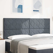 Testiera Grigio scuro 200 cm Velluto 3337959