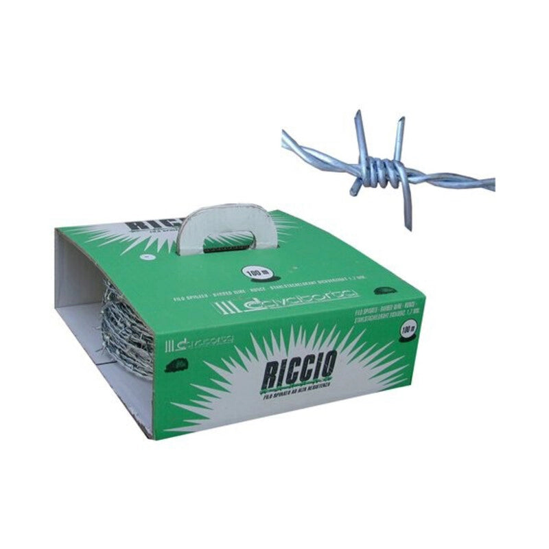 FILO ZINCATO SPINATO RICCIO 100 M  F.1,70 DA 5 KG