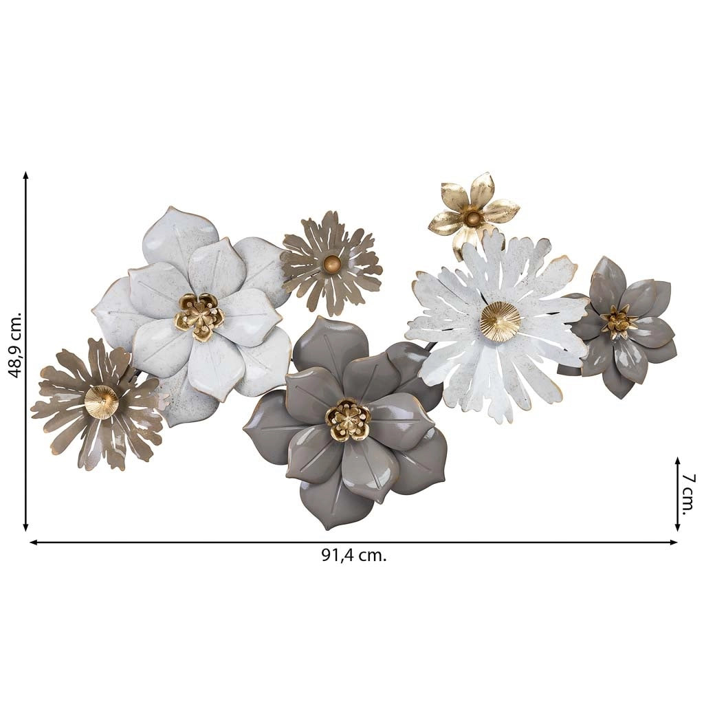 Carta da parati decorativa in metallo 91,4x48,9x7,0