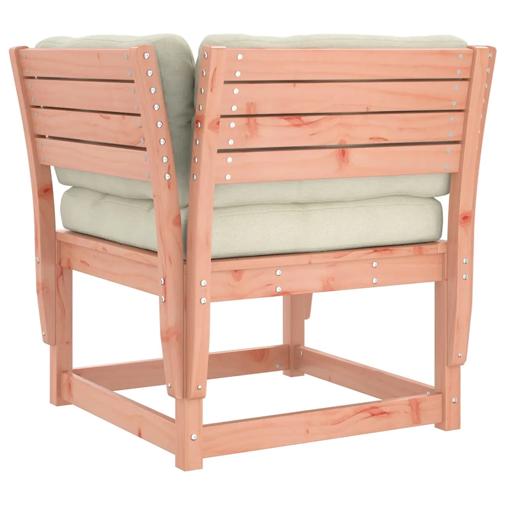 Divano Giardino Braccioli con Cuscini-Sofa da Giardino-Divanetto da esterno Legno Massello di Douglas