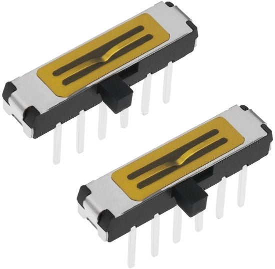 Sostitutiva Interruttore - Tasto Cuffie - Per Logitech G933 G633 G935 G635 - Nero e Argento - 2 Pezzi
