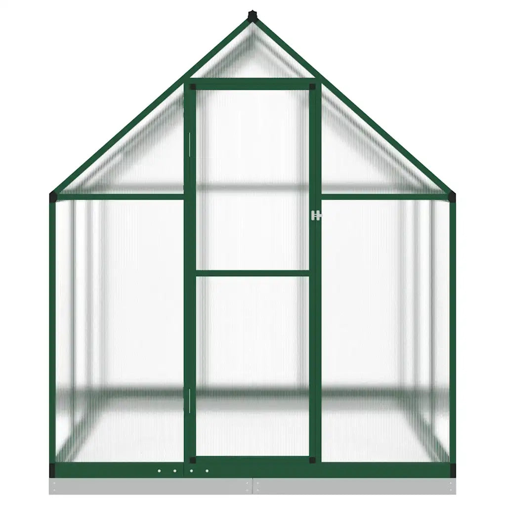 vidaXL Telaio Serra con Base Verde 169x169x202 cm in Alluminio