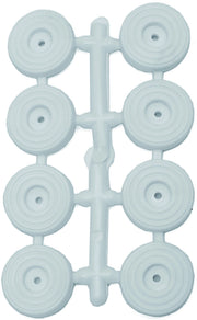 SOTTOSEDIE CON VITE Col. Bianco Ø mm. 25  8 pz. 12.00 confezioni