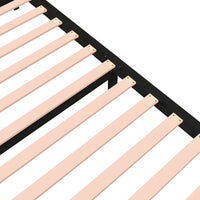 Giroletto Nero in Legno Massello 140x190 cm 814933