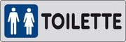 ETICHETTA ADESIVA 150X50 TOILETTE (M F)- 10,0 pz
