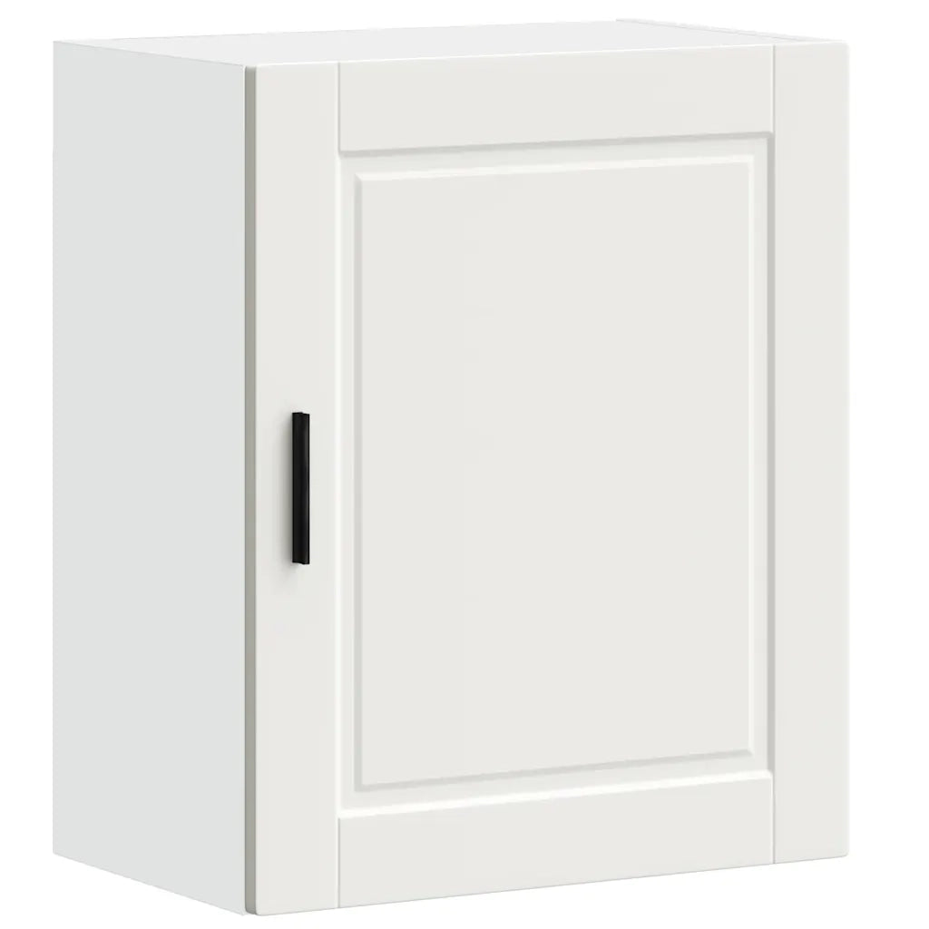 Pensili da Cucina 2 pz-Mobile Cucina da Parete Porto Bianco in Legno Multistrato
