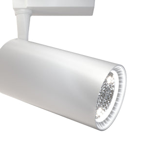 Faretto a LED per Sistema Illuminazione Binario 40W 3000K in Alluminio Vuoro  Bianco
