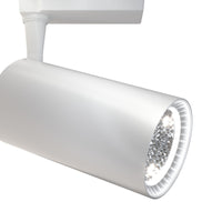 Faretto a LED per Sistema Illuminazione Binario 40W 4000K in Alluminio Vuoro  Bianco