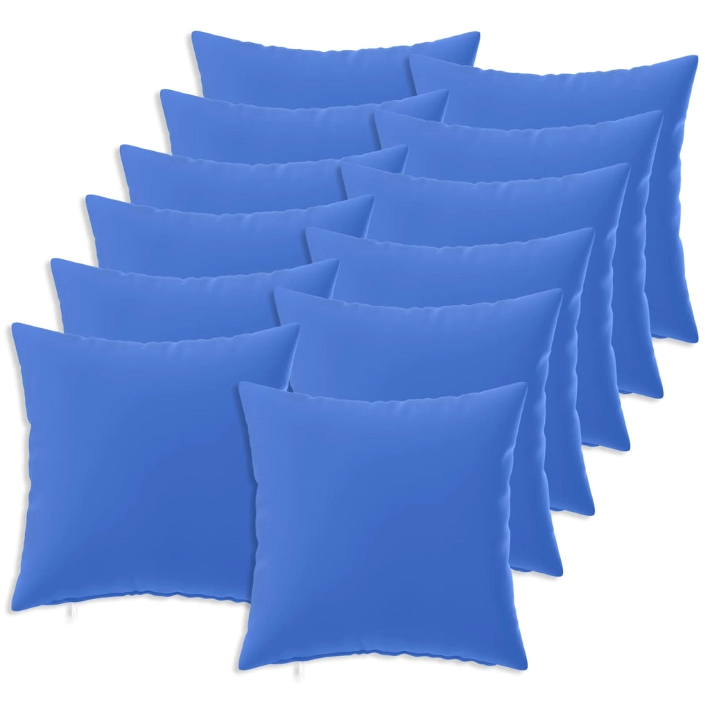 Federa 12 pcs HEERLEN Blu Reale 50 x 50 cm Poliestere 910992