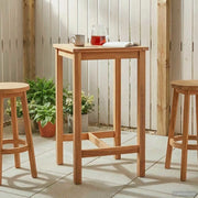 Tavolo da bar Naturale 60 x 60 x 105 cm Teak massello 42030006