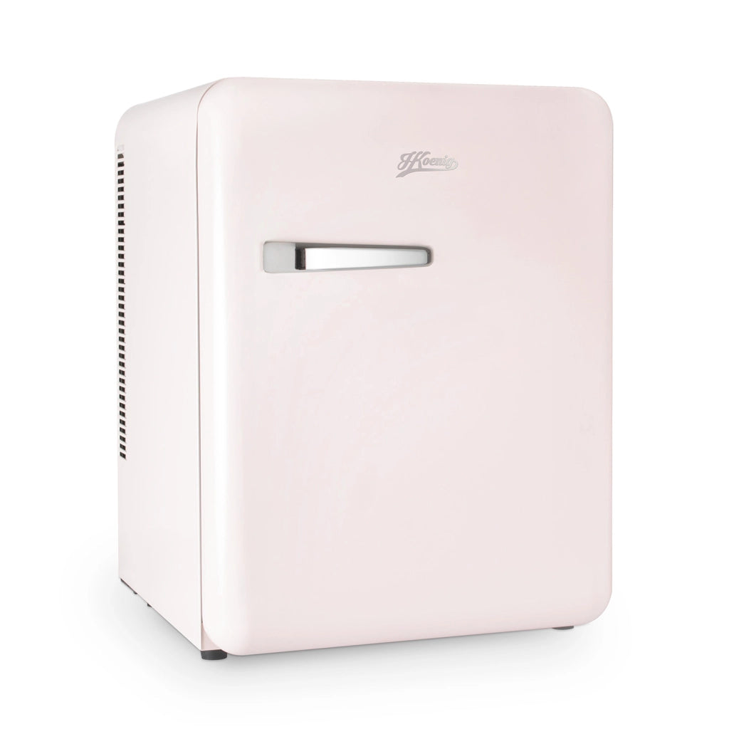 Minibar vintage 31L TOAD6 di H.Koenig rosa pastello