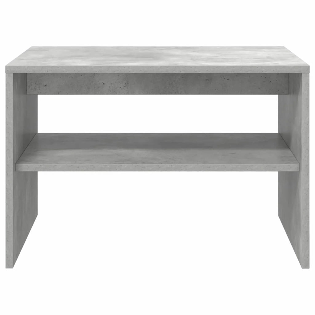 Tavolino da salotto Grigio cemento 60 x 50 x 40 cm