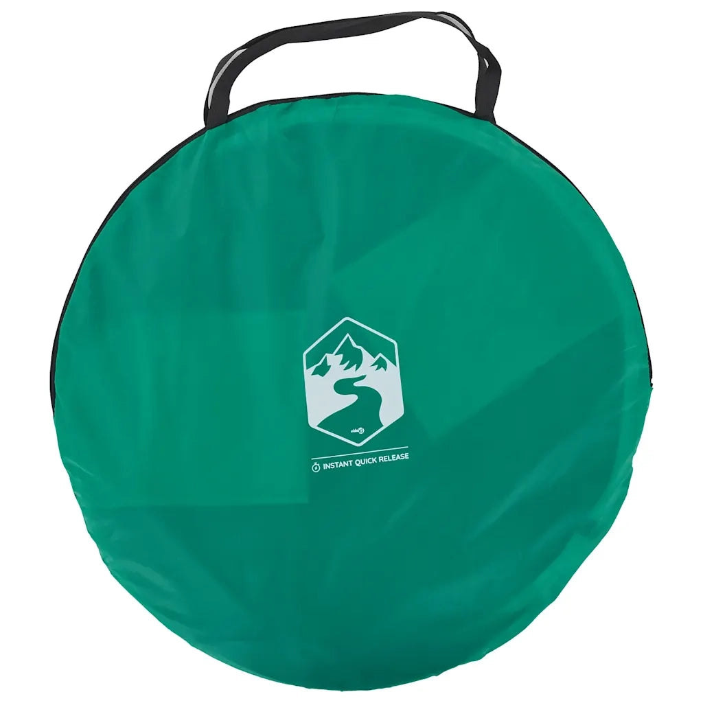 Tenda da Spiaggia 2 Persone-Tenda da campeggio Pop-Up Verde Mare Impermeabile