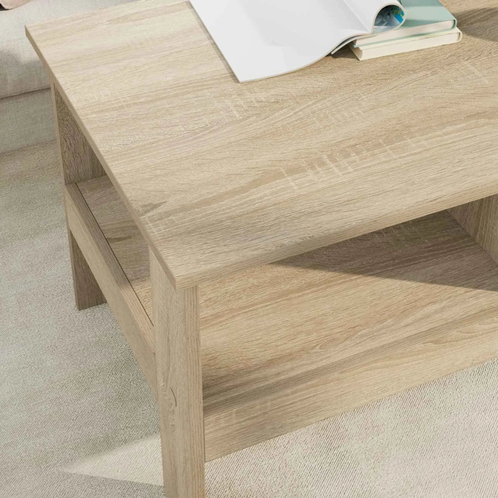 Tavolino da salotto Rovere Sonoma 90 x 50 x 45 cm
