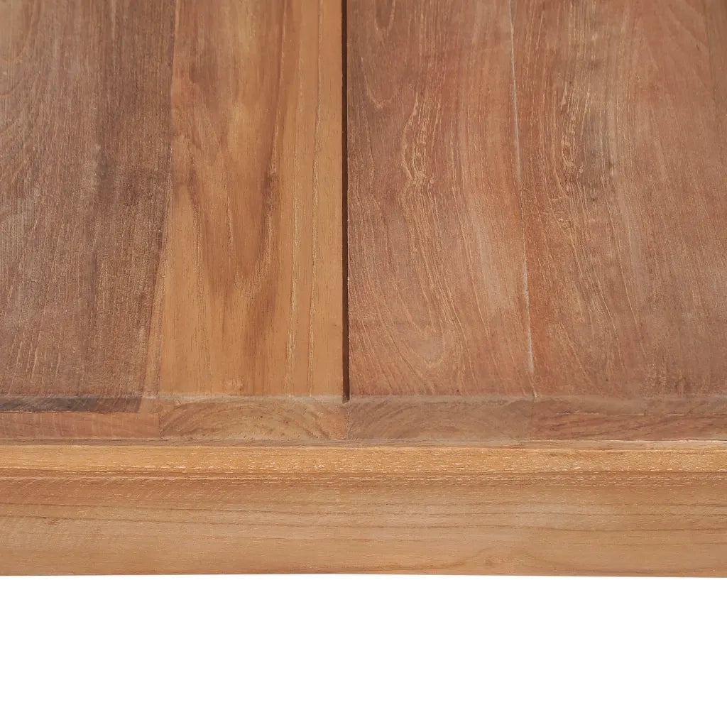 Tavolino da CaffÃ¨ in Legno Massello di Teak Naturale 60x60x40cm cod mxl 12046