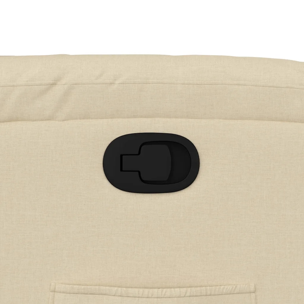 Divano Sedia-Poltrona reclinabile in tessuto color crema 718764
