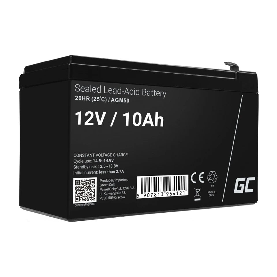 Batteria UPS Green Cell AGM50 VRLA AGM 12 V 10 Ah