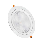 Faretto Led Da Incasso Orientabile 30W Cob Freddo 6400K Diametro 225mm Foro 195mm Chip Samsung SKU-21832
