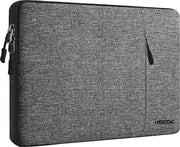 Sacco per laptop 15,6 pollici, protezione acquatica, compatibile con la maggior parte dei laptop 15,6" (Surface Book, Acer, Dell, HP, Lenovo, Samsung, Asus), colore grigio scuro/nero