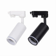 Trade Shop - Lampada Portafaretto Cilindrico Per Binario Monofase Orientabile Attacco Gu10 194c -