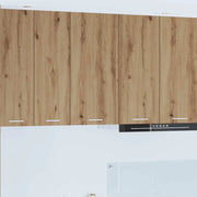 Armadio pensile Rovere Artigiano e Bianco 40 x 31 x 80 cm 884265