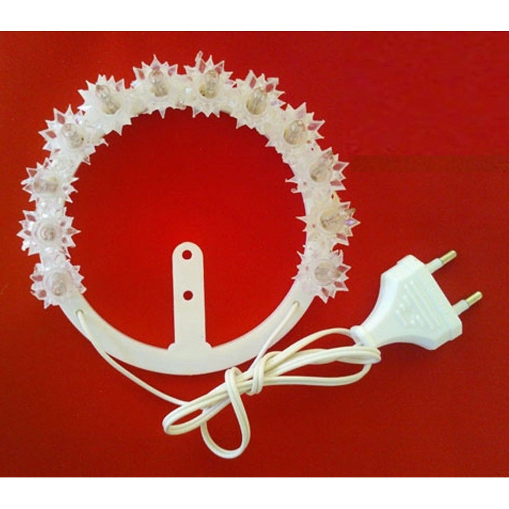 Trade Shop - Coroncine Decorative Elettriche A Pisellini E/o A Led Coroncina Per Statuine -   -pisellini Diametro 20 -220 Volt