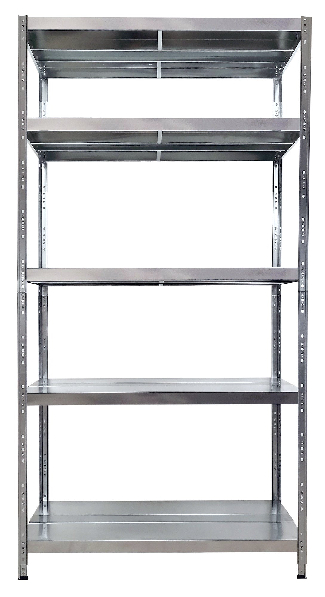 Scaffale in Metallo 5 Ripiani 100x50x195 cm Maciste Zincato