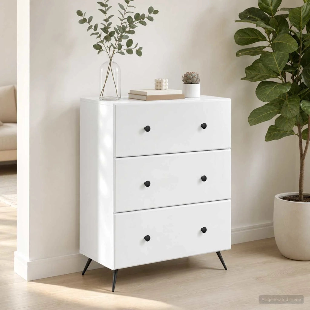 Mobile con Cassetti Bianco 66 x 34,5 x 90 cm 895525