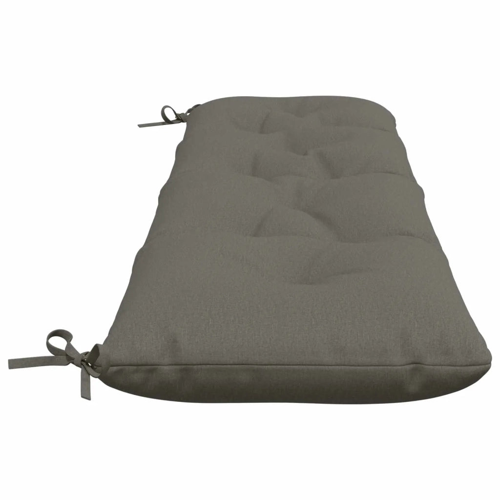 Cuscini per Panchina a 2 Pezzi VIANEN 100% Poliestere Grigio 952987