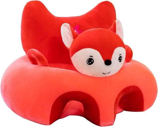 Sostegno per sedersi a terra per bambini, lettino solare per apprendimento con copertura per seggiolone in pelle per neonati e bambini piccoli