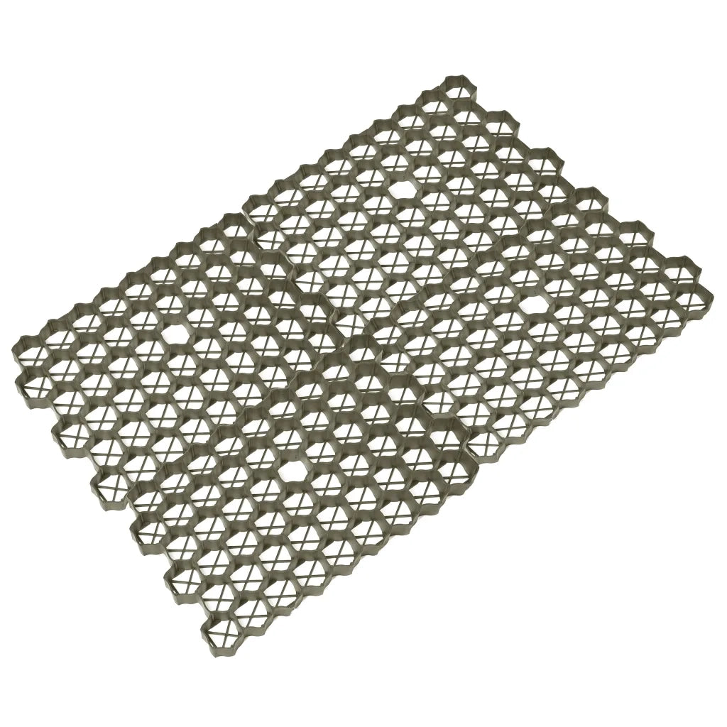 Griglie per l'Erba 16 pz Verdi 60x40x3 cm in Plastica 146280