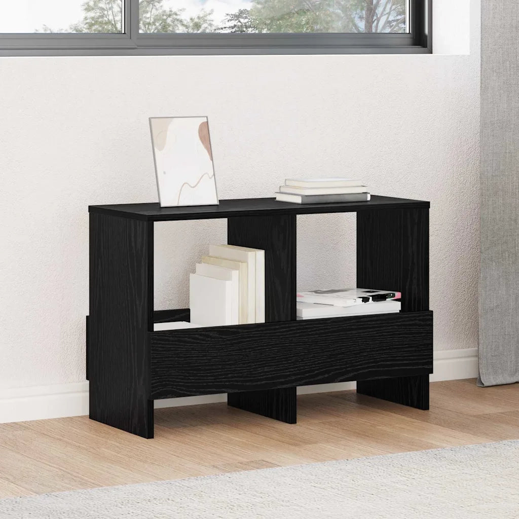 Scaffale per riviste Rovere Nero 68,5 x 30 x 45 cm CFW3681062