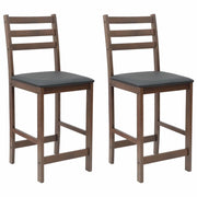Sedie da pranzo 2 pz | Sedie da cucina Marrone Chiaro 40 x 47,5 x 99,5 cm