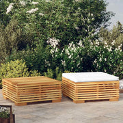 Salotto da Giardino-Set Divani da Giardino 2 pz in Legno Massello di Teak 832622