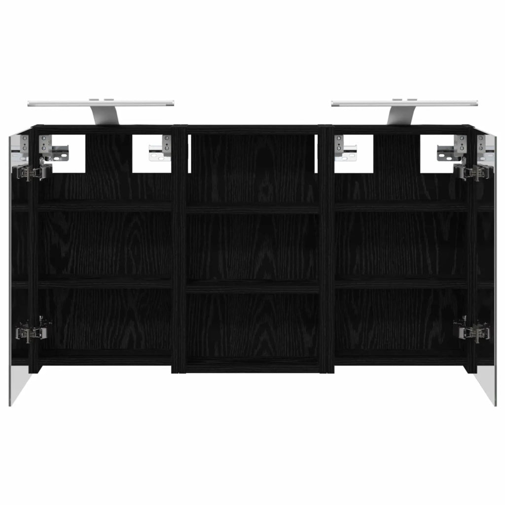 Set di Armadi da Bagno con lo scaffale 3 pcs 90 x 10,5 x 50 cm 3403673