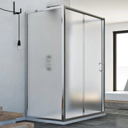 Box Doccia 3 lati 75x140x75 CM H185 stampato C mod. Replay Trio 1 Anta