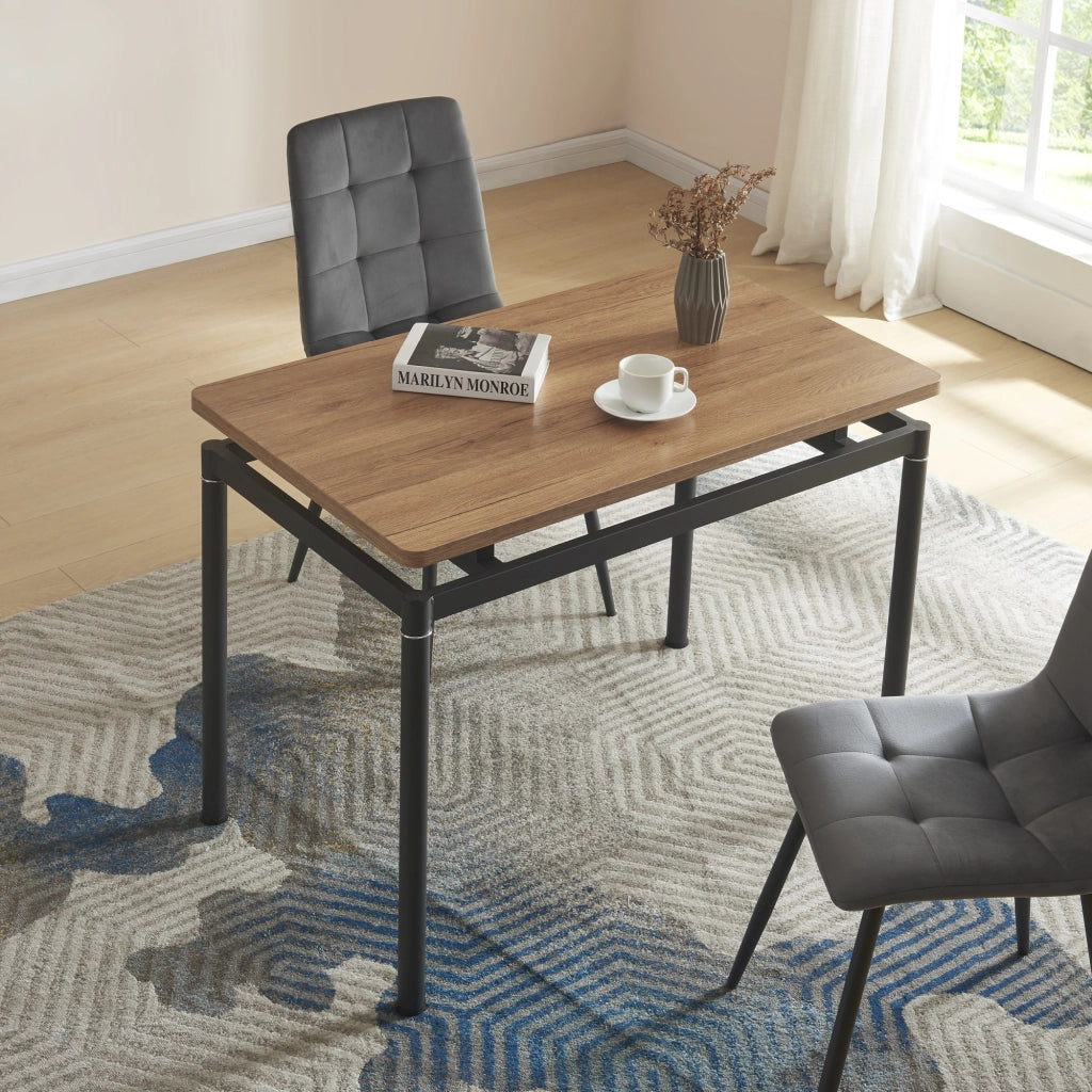Tavolo da Sala Pranzo Hemnes Effetto Rovere 100 x 60 cm [en.casa]