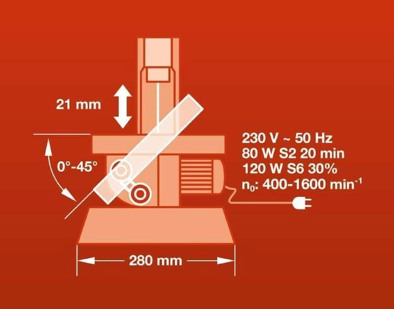 Einhell TH-SS 405 E sega da traforo per cancelleria 120 W 1600 Giri/min