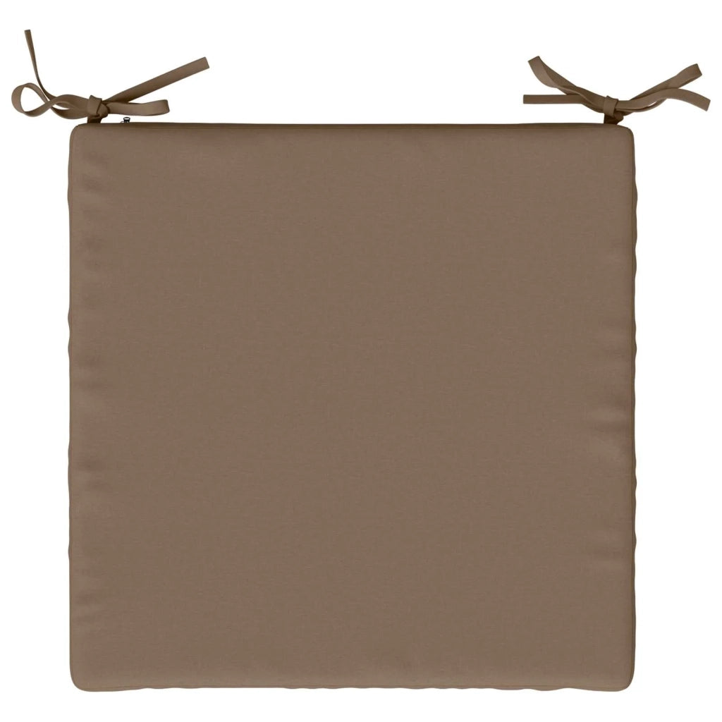 Cuscini per Sedia in 4 Pezzi SOEST 4 pz 100% Poliestere Tortora 944355