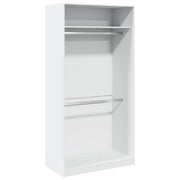 Armadio Bianco 100x50x200 cm in Legno Multistrato CFW7506348