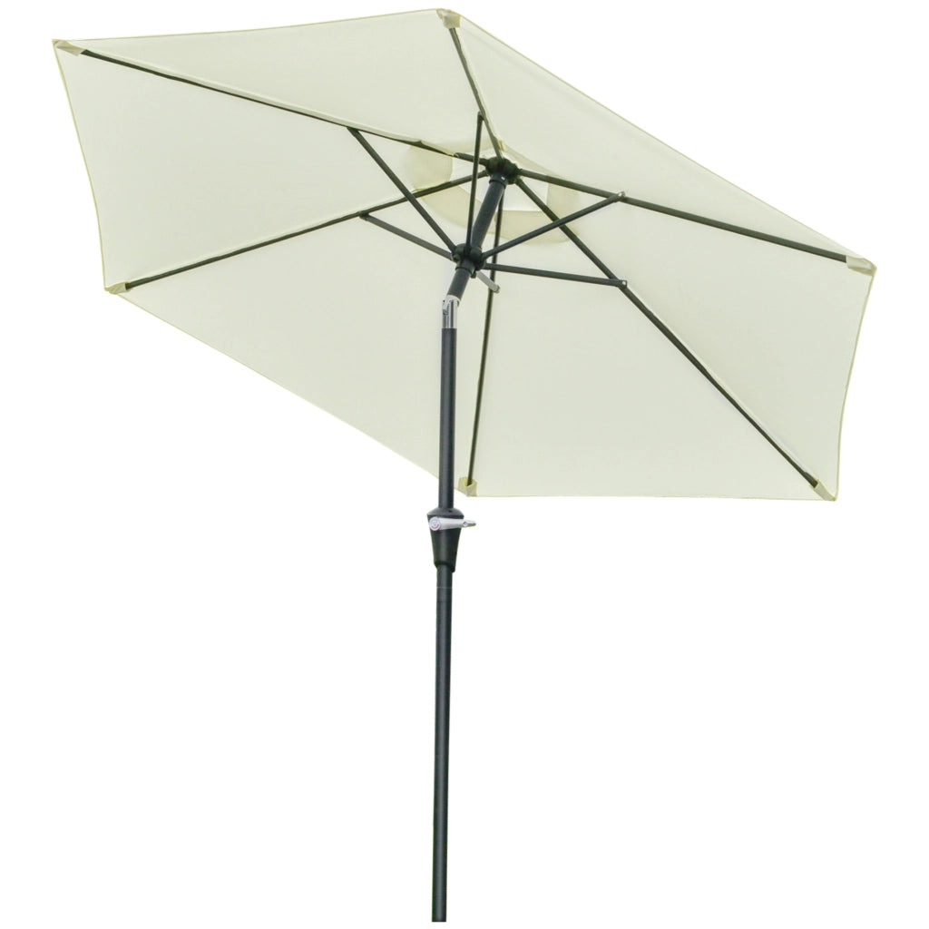 Ombrellone da Giardino ¨C Zephmum ¨C Crema ?230x216 cm Impermeabile