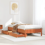 vidaXL Letto senza Materasso Marrone Cera 90x190 cm in Legno di Pino