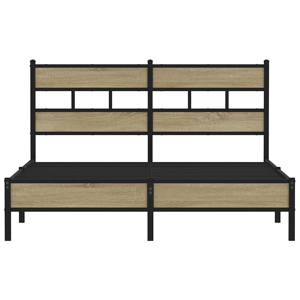 Giroletto senza Materasso Rovere Sonoma 137x190cm in Truciolato
