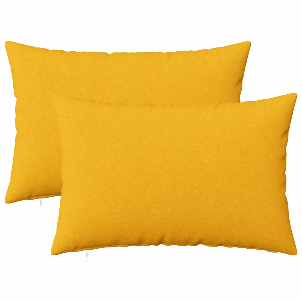 Federa 2 pz HEERLEN Giallo Chiaro 50 x 80 cm Tessuto 911889