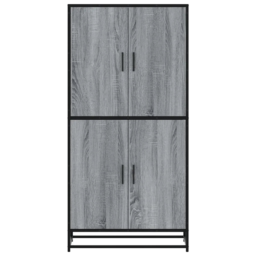 Credenza Grigio Sonoma 68x35x139 cm in Truciolato 3300833