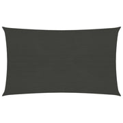 Vela ombreggiante/ombrellone 160 g/m² antracite 3 x 5 m HDPE 02_0008926
