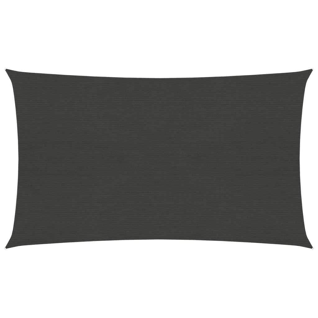 Vela ombreggiante/ombrellone 160 g/m² antracite 3 x 5 m HDPE 02_0008926