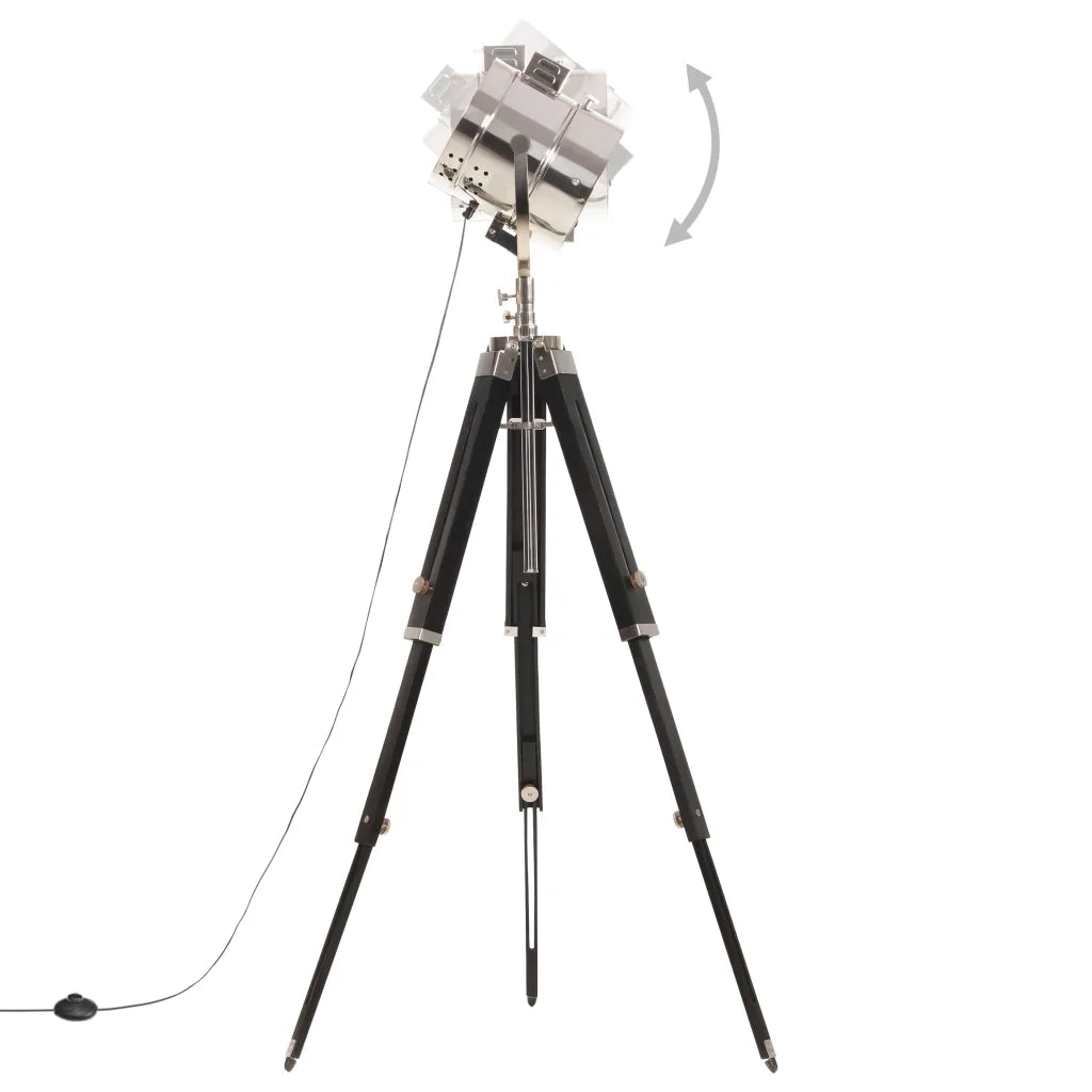 Lampada a Treppiede a Pavimento Legno Massello di Mango 165 cm CFW1970542