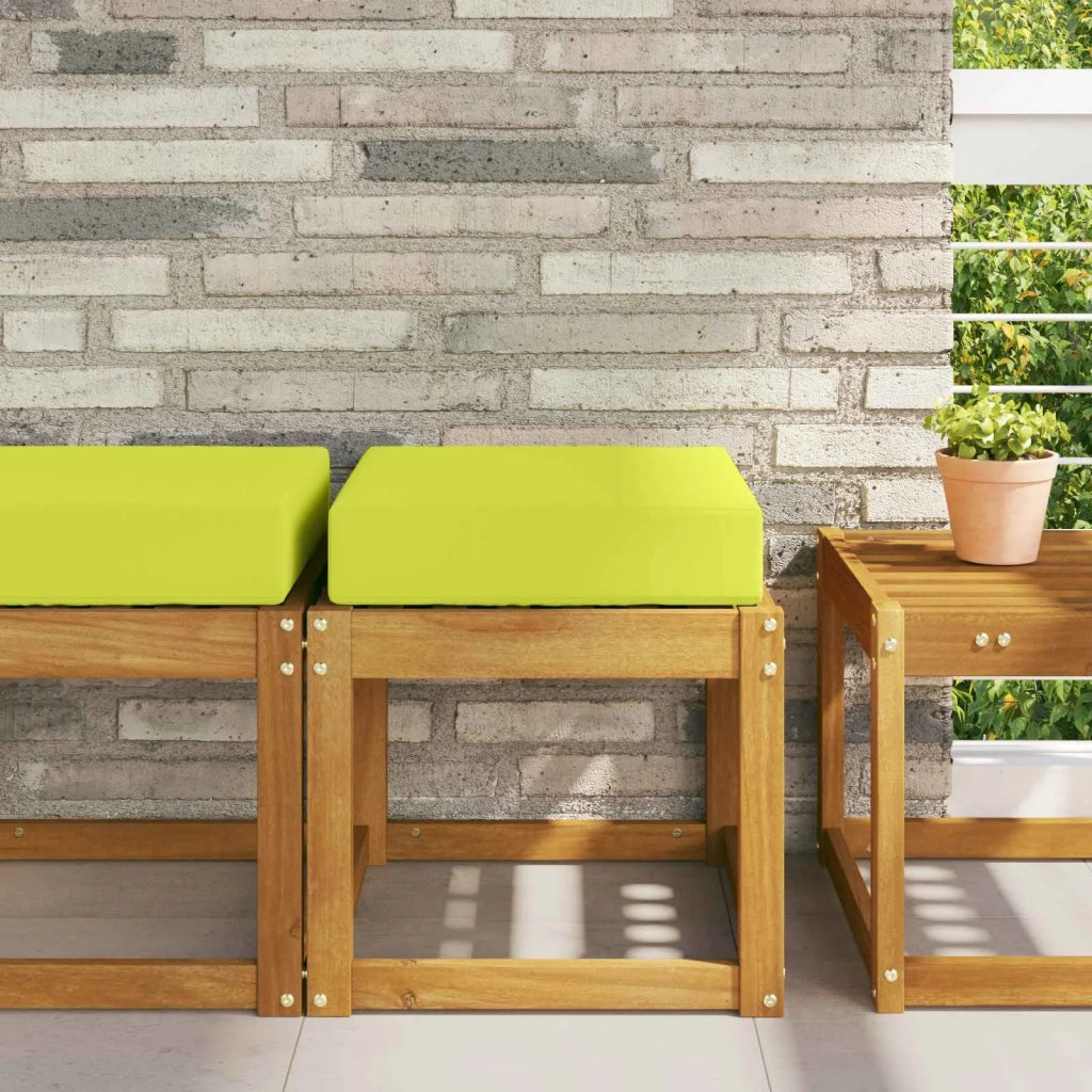 Cuscino da Sedia Esterno Verde 40 x 40 x 8 cm 100% Poliestere 900936